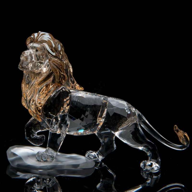 Swarovski Crystal Lion Rare Encounters Boxed