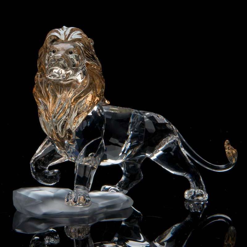 Swarovski Crystal Lion Rare Encounters Boxed