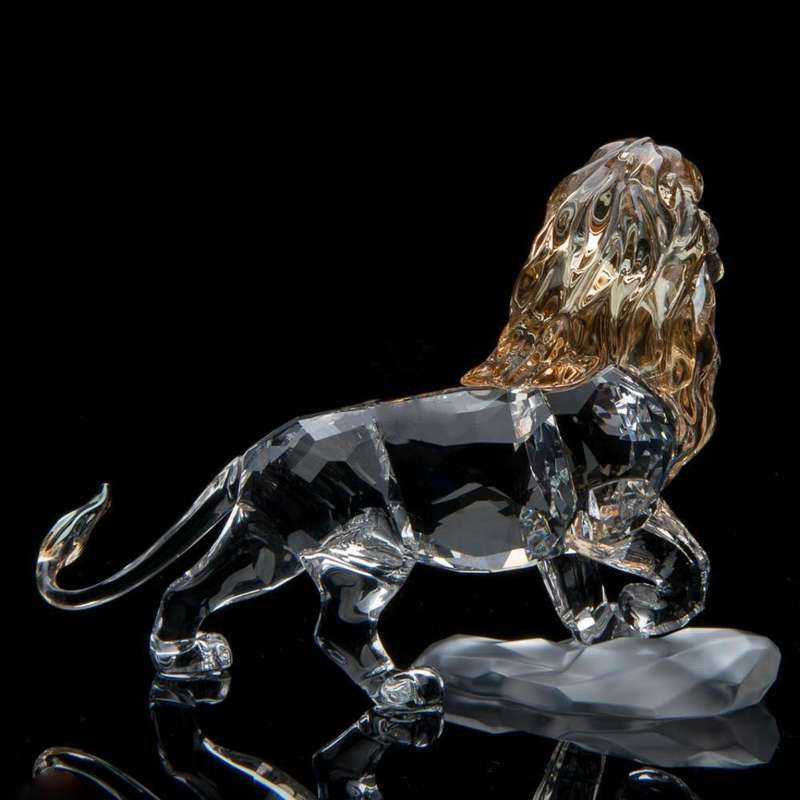 Swarovski Crystal Lion Rare Encounters Boxed