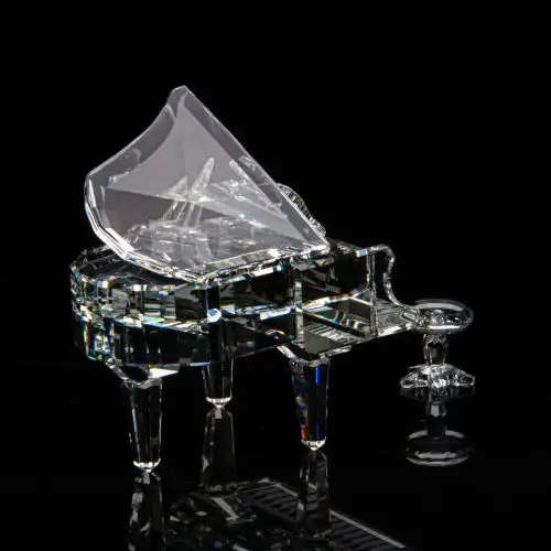Swarovski Crystal Grand Piano and stool were part of the Crystal Melodies