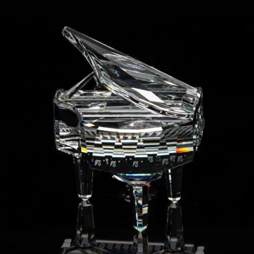 Swarovski Crystal Grand Piano and stool were part of the Crystal Melodies
