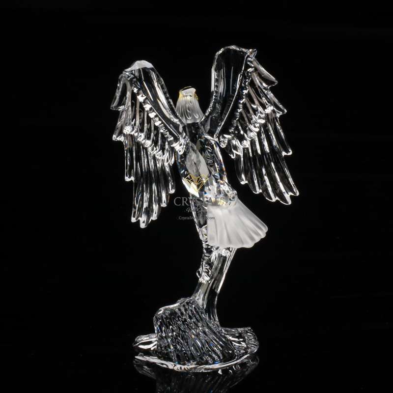 Retired Swarovski Crystal Bald Eagle 248003 Feathered Friends