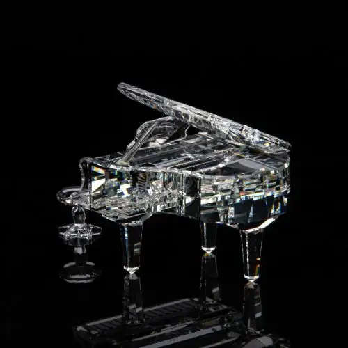 Swarovski Crystal Grand Piano and stool were part of the Crystal Melodies