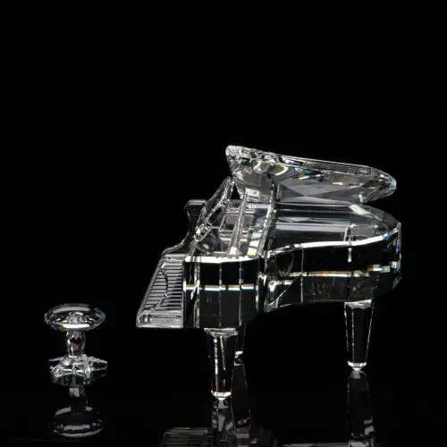 Swarovski Crystal Grand Piano and stool were part of the Crystal Melodies