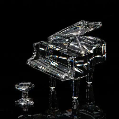 Swarovski Crystal Grand Piano and stool were part of the Crystal Melodies