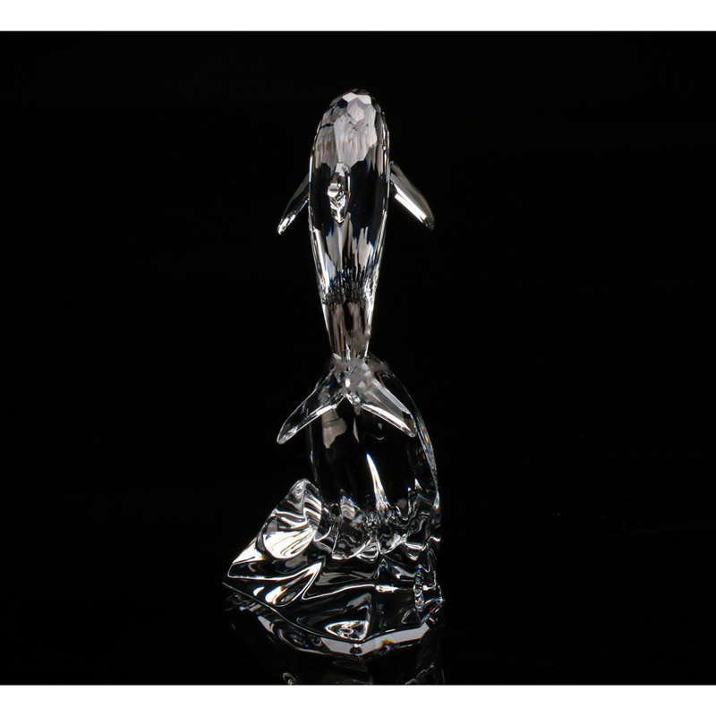 Swarovski Silver Crystal Maxi Dolphin 221628 Retired