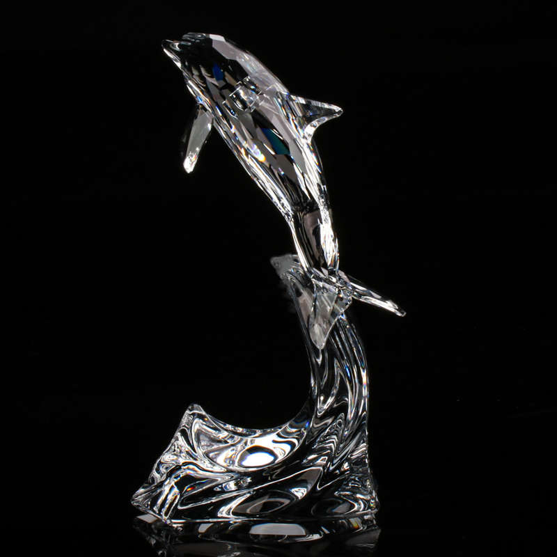 Swarovski Silver Crystal Maxi Dolphin 221628 Retired
