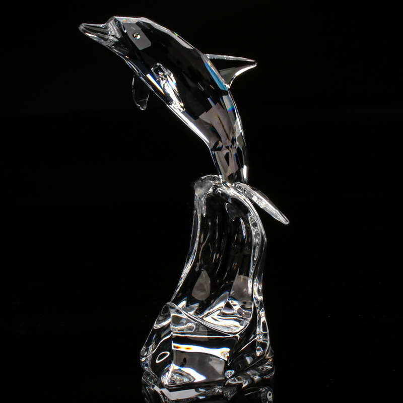 Swarovski Silver Crystal Maxi Dolphin 221628 Retired