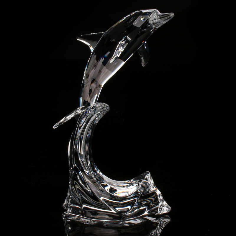 Swarovski Silver Crystal Maxi Dolphin 221628 Retired