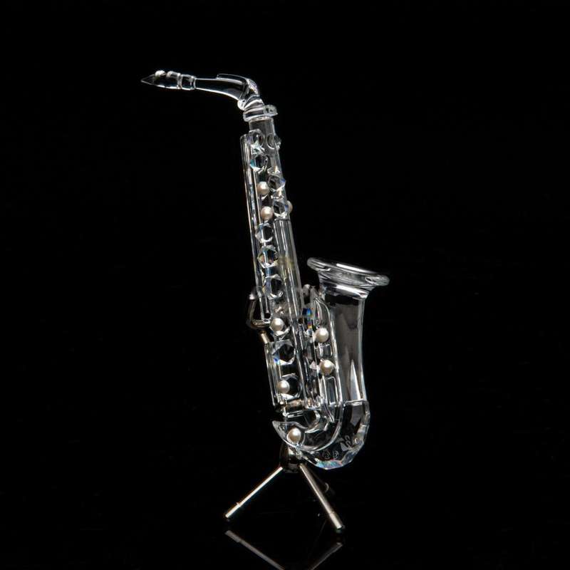 Swarovski Crystal Large Saxophone Retired