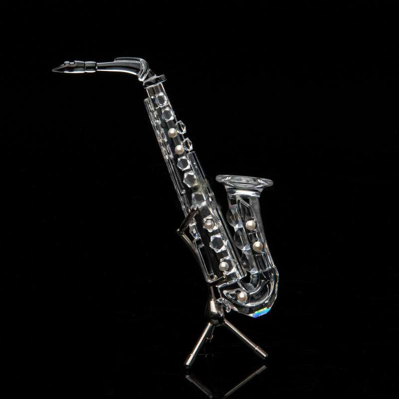 Swarovski Crystal Large Saxophone Retired