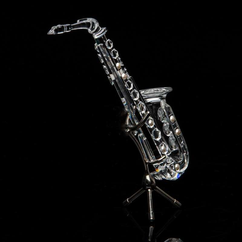 Swarovski Crystal Large Saxophone Retired