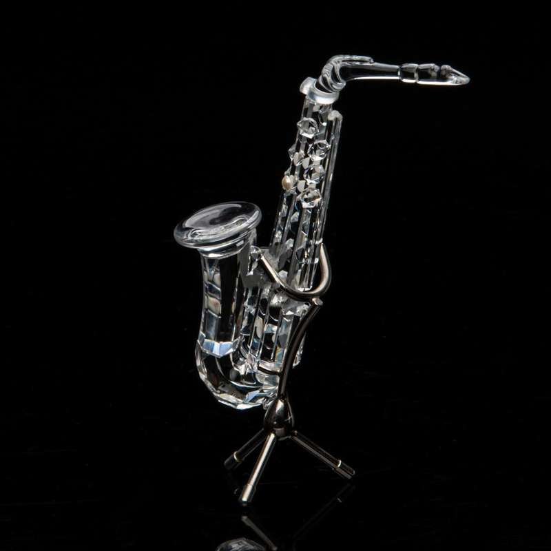 Swarovski Crystal Large Saxophone Retired