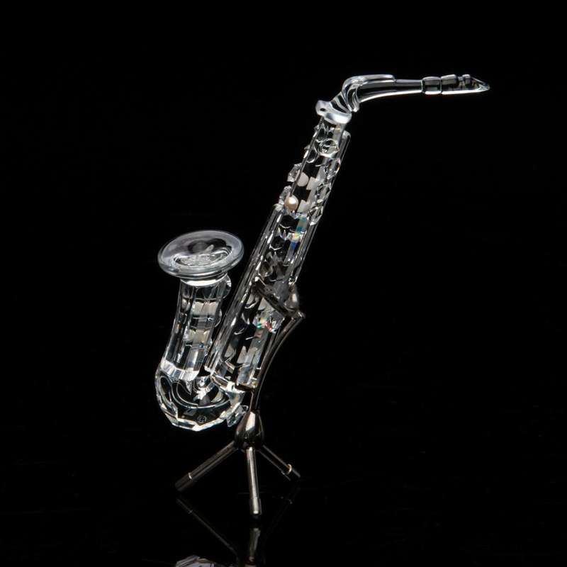 Swarovski Crystal Large Saxophone Retired