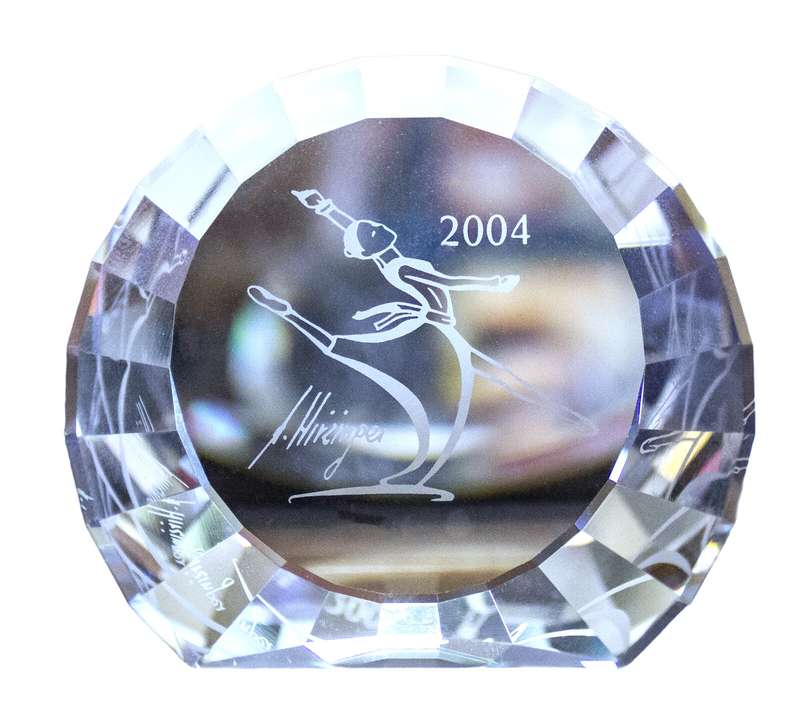 Swarovski Crystal Large 60mm 2004 Annual Edition Anna Disc Paperweight