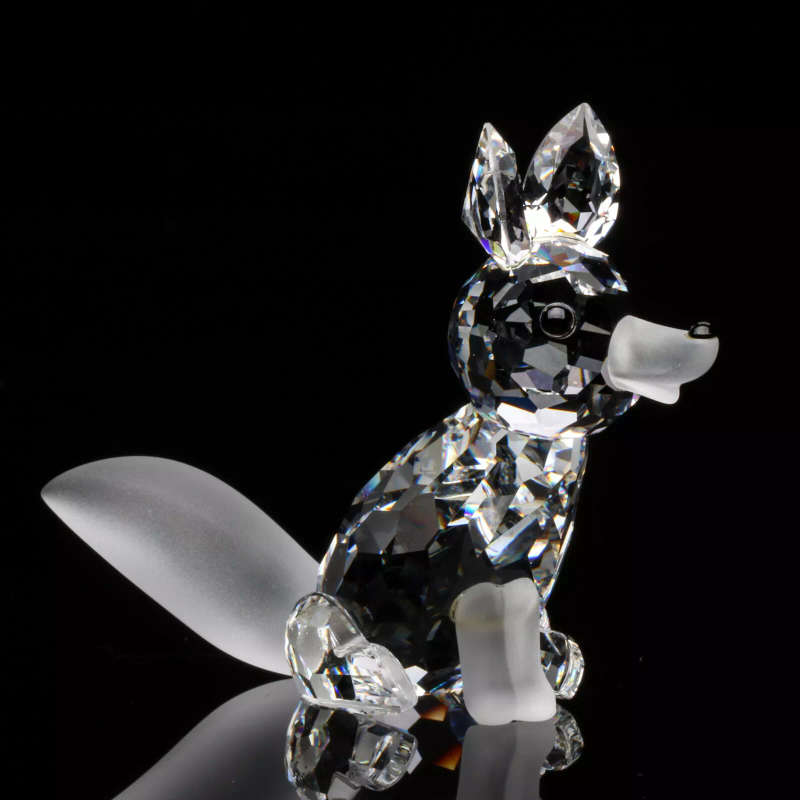 Swarovski crystal large fox was part of the Woodland Friends collection