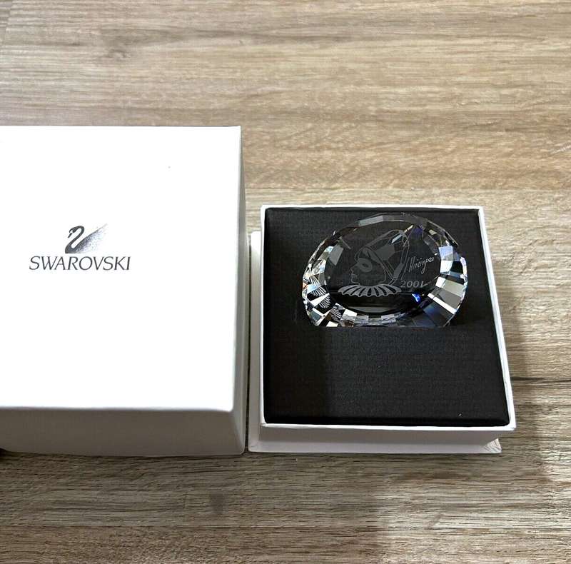 Swarovski Crystal 2001 Paperweight Harlequin Large