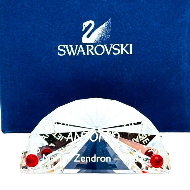 Swarovski Collectors Society Antonio Martin Zendron 2003 Crystal Paper Weight
