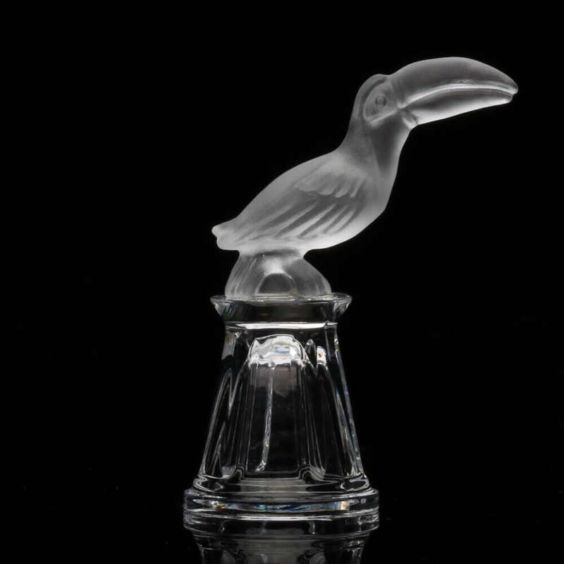 Swarovski Crystal Toucan on a Straight Sided Thimble