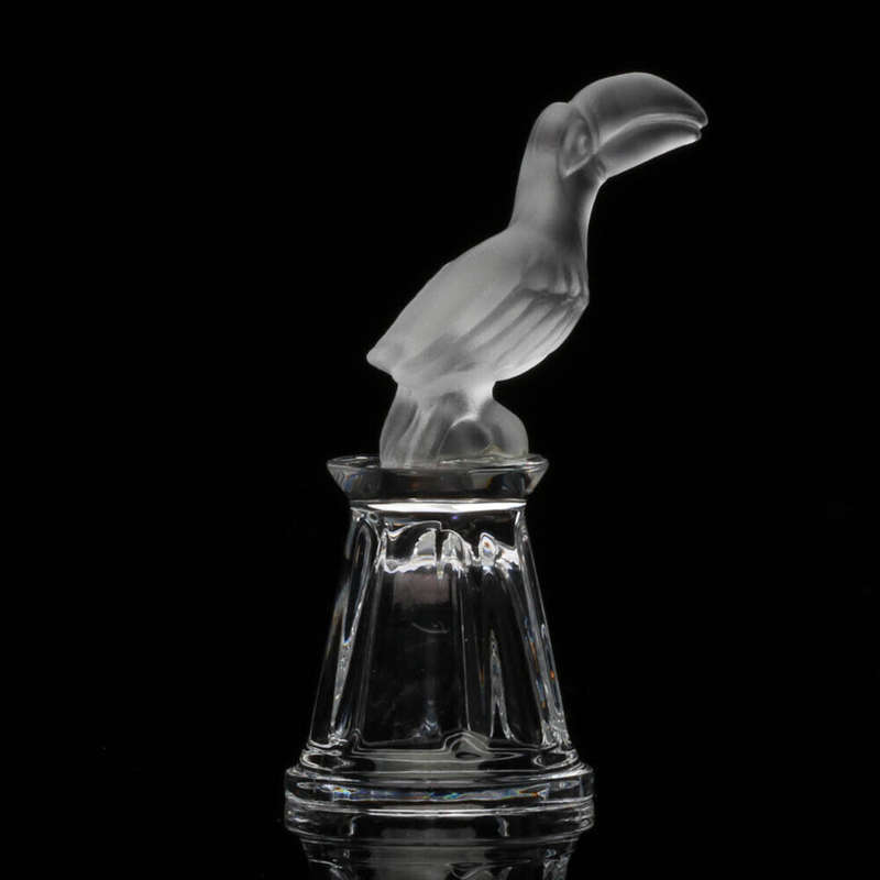 Swarovski Crystal Toucan on a Straight Sided Thimble