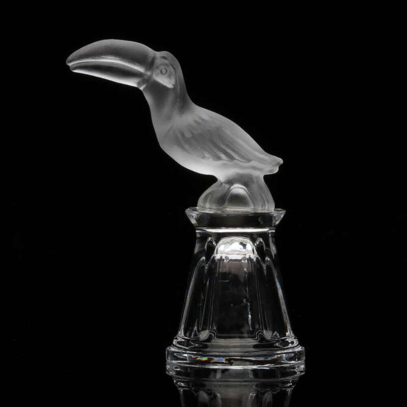 Swarovski Crystal Toucan on a Straight Sided Thimble