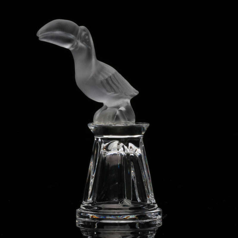 Swarovski Crystal Toucan on a Straight Sided Thimble