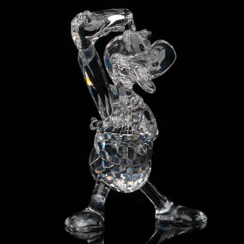Swarovski Crystal Disney Clear Donald Duck Figurine