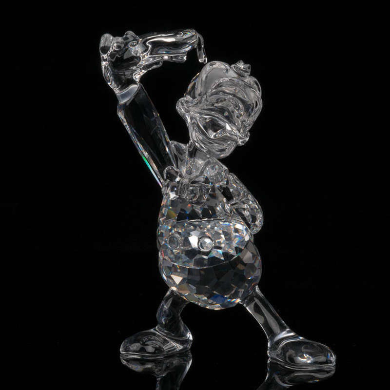 Swarovski Crystal Disney Clear Donald Duck Figurine