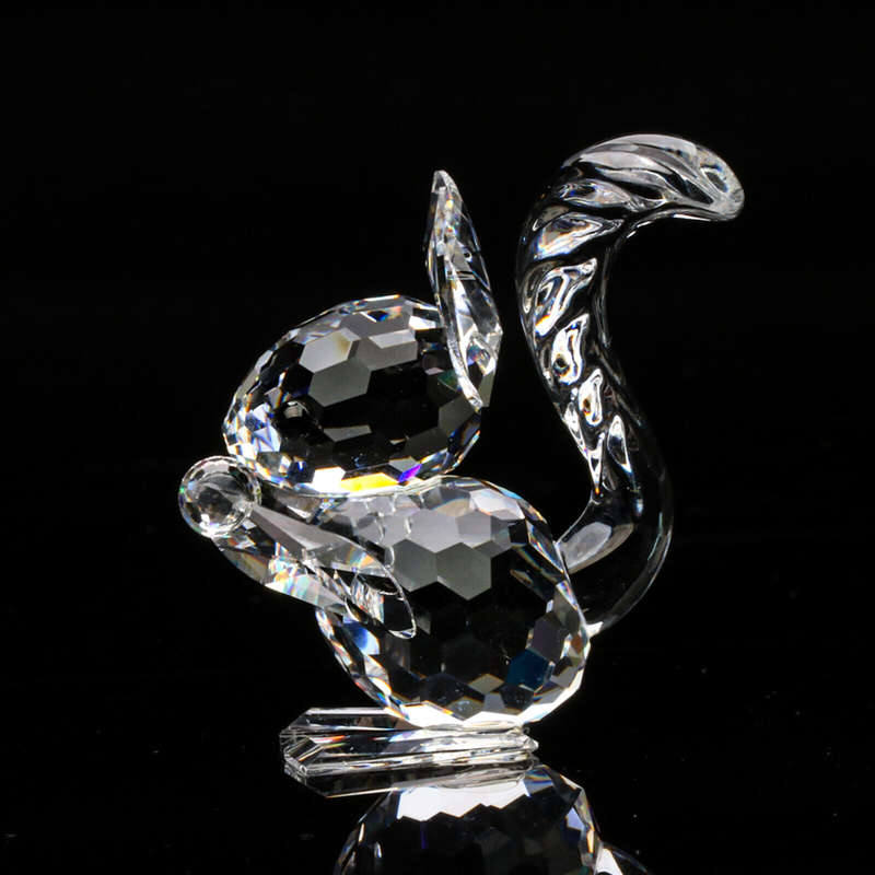 Swarovski Crystal Squirrel part of the Woodland Friends