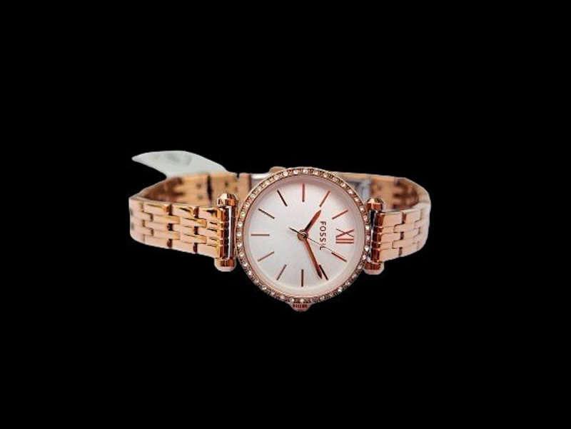 Fossil Tillie Mini Three-Hand Rose Gold-Tone Stainless Steel Watch