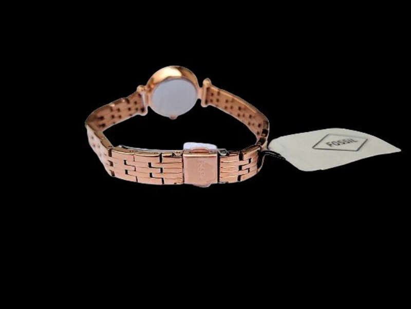 Fossil Tillie Mini Three-Hand Rose Gold-Tone Stainless Steel Watch