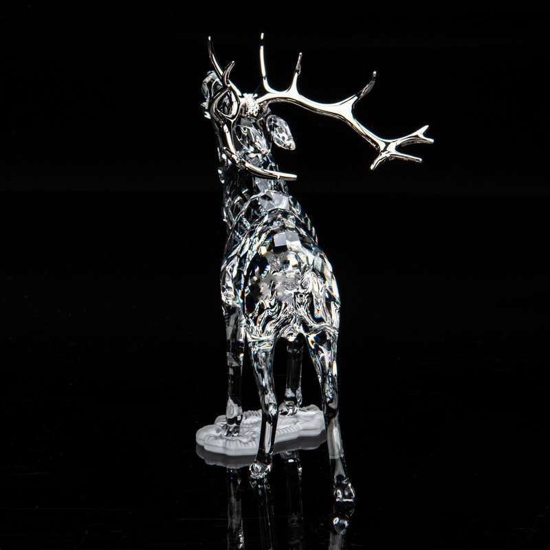 Swarvoski Crystal Stag Retired 2002 "Rare Encounters"