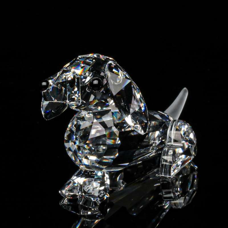 Swarovski Crystal Dachshund Dog part of the Pets Corner