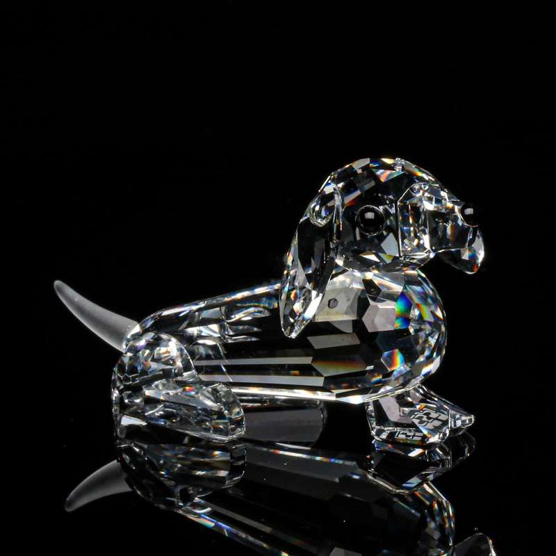 Swarovski Crystal Dachshund Dog part of the Pets Corner