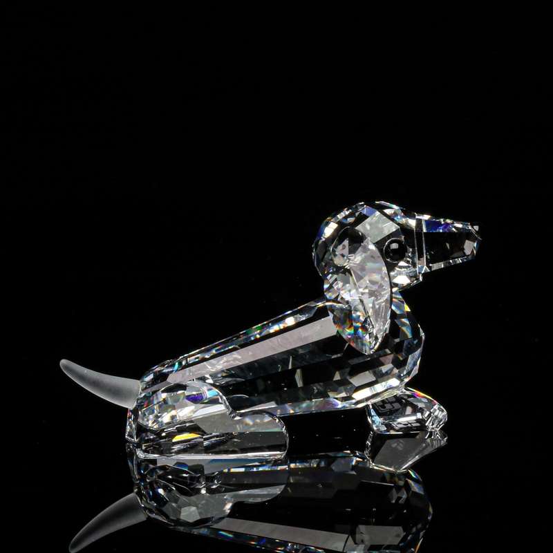 Swarovski Crystal Dachshund Dog part of the Pets Corner