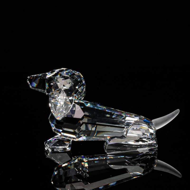 Swarovski Crystal Dachshund Dog part of the Pets Corner