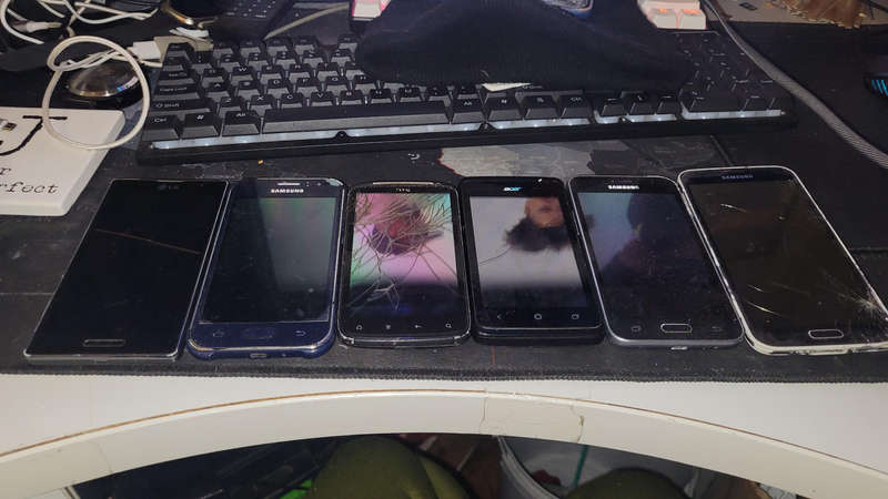 6 x Phones as Spares