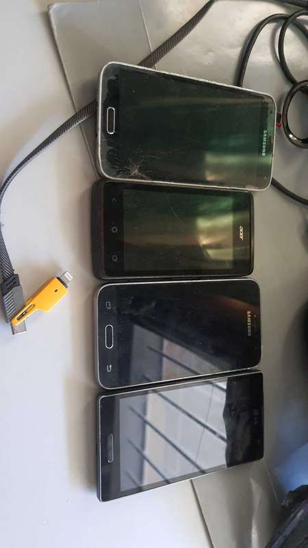 4 x Phones as Spares