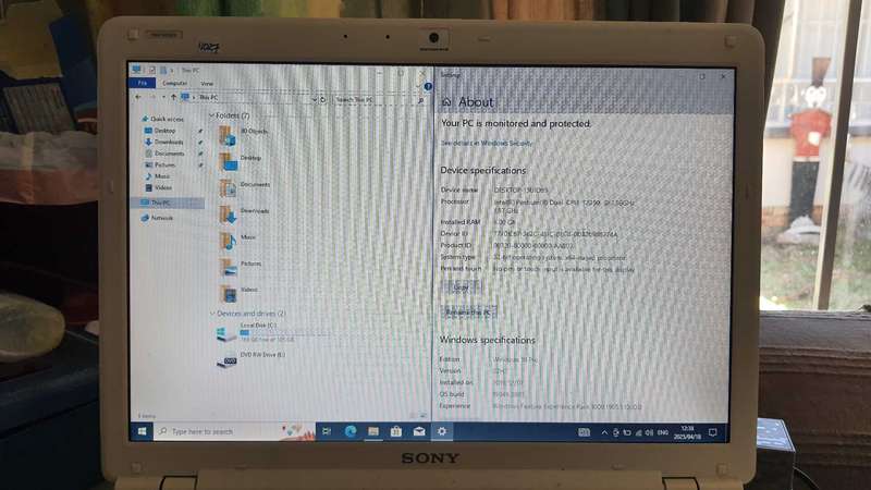 Sony vaio Pentium Laptop