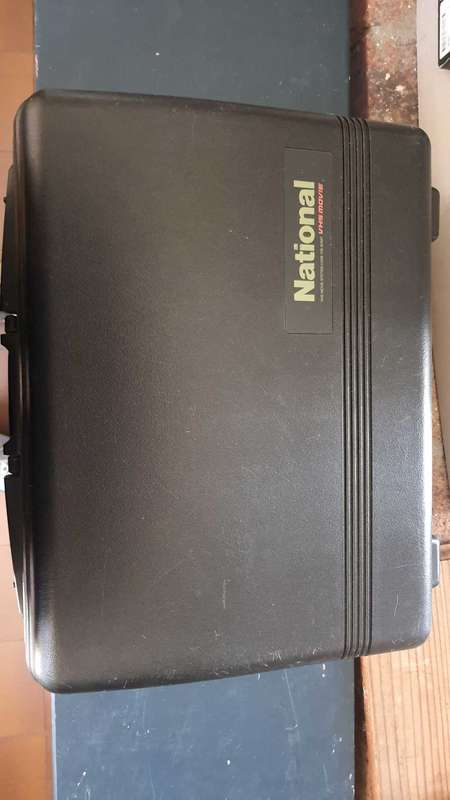 National VHS movie camera