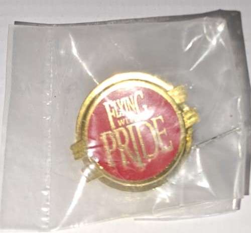 South African - SAA Flying with Pride - Gold color - Pin.