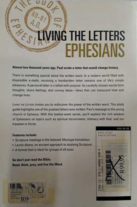 Book - Living the letters - Ephesians