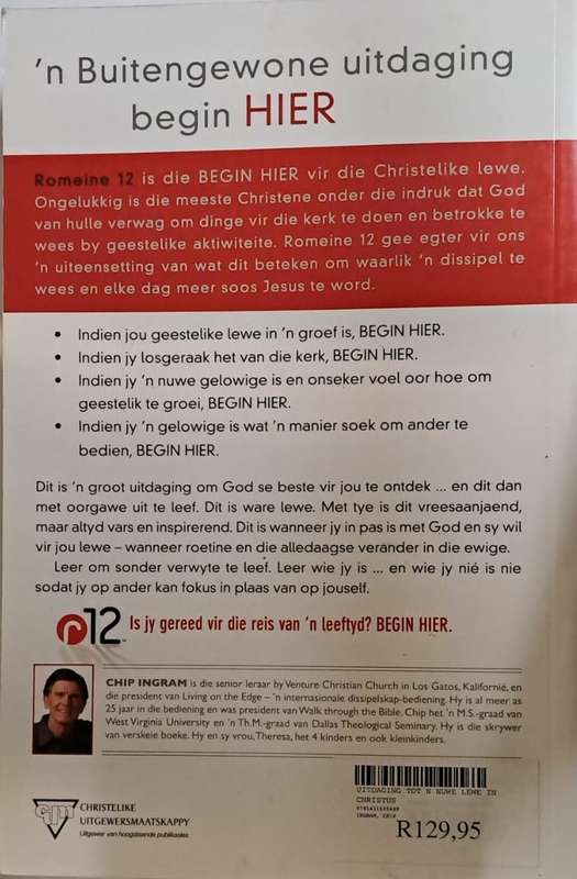 Book - Uitnodiging tot 'n Nuwe Lewe in Christus - Chip Ingram