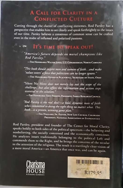 Book - Silent No More - Rod Parsley