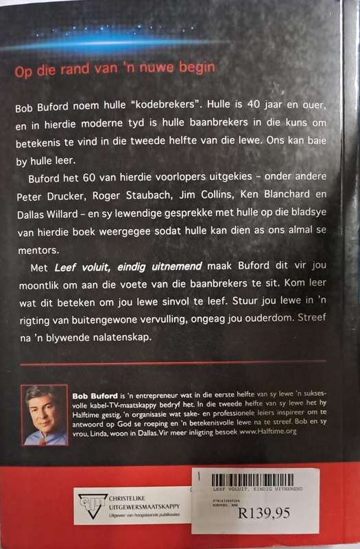 Book - Leef voluit, eindig uitnemend - Bob Buford