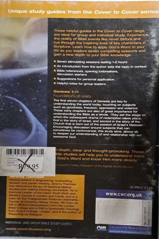 Book - Genesis 1-11 Foundations of reality. - Jeremy Thomson