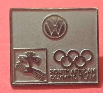 South African Olympic Team - Sponsored by VW - Pin.