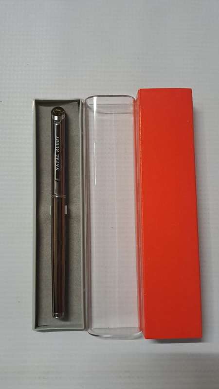 South African Pens 1 x Collectable Natal Rugby Pen. No Ink. + display box (metal/black)