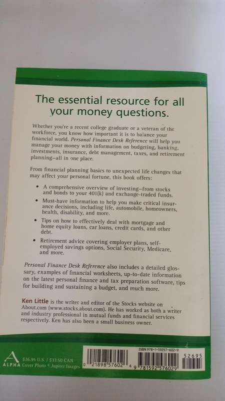 Book - Ken Little - Personal Finance - Desk Reference.