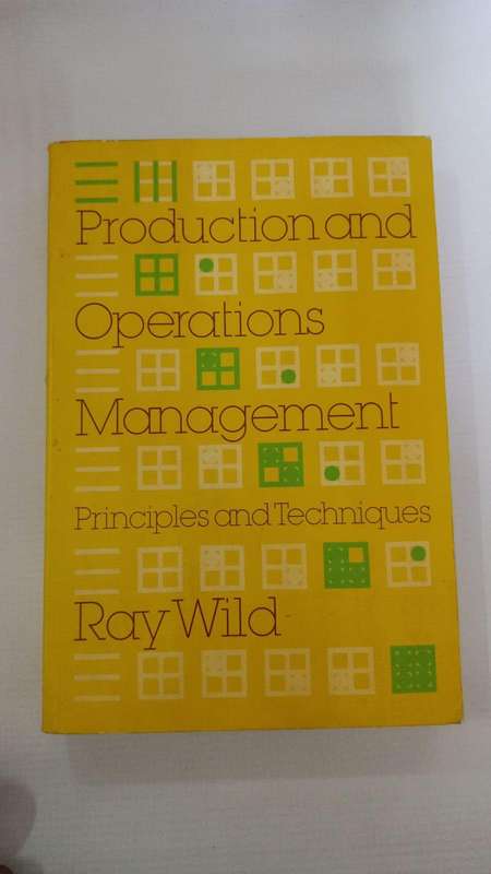 Book - Ray Wild - Production and Operations Management.